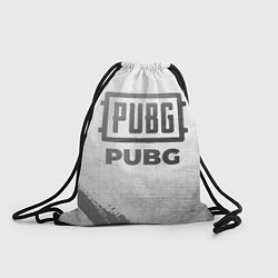 Рюкзак-мешок PUBG - white gradient, цвет: 3D-принт
