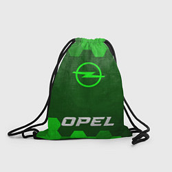 Рюкзак-мешок Opel - green gradient по-центру, цвет: 3D-принт