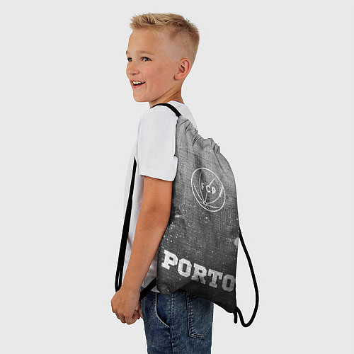 Мешок для обуви Porto - grey gradient по-центру / 3D-принт – фото 3