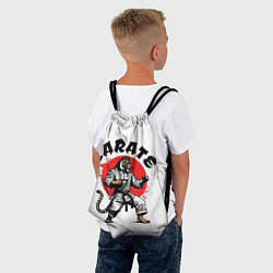 Рюкзак-мешок Shotokan karate do - tiger, цвет: 3D-принт — фото 2