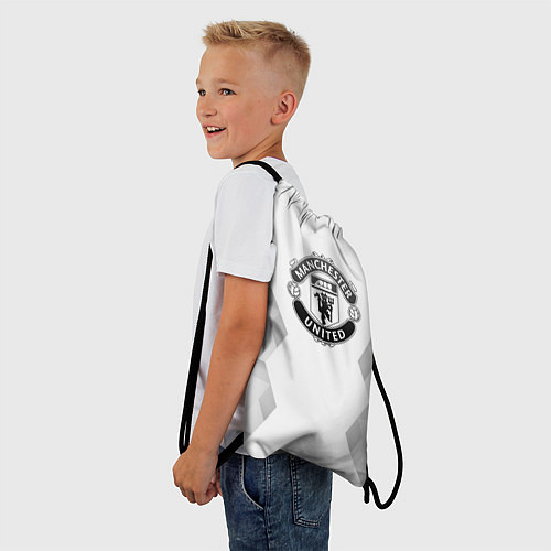 Мешок для обуви Manchester United white poly / 3D-принт – фото 3