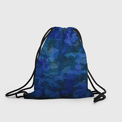Мешок для обуви Абстракция - blue uniform camouflage