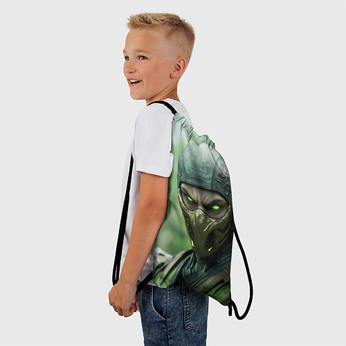 Мешок для обуви Рептилия в классической маске / 3D-принт – фото 3