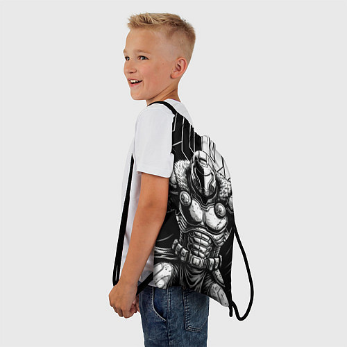 Мешок для обуви Doom guy and demons / 3D-принт – фото 3