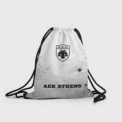 Рюкзак-мешок AEK Athens - white gradient по-центру, цвет: 3D-принт
