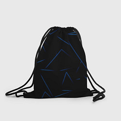 Рюкзак-мешок Color blue line, цвет: 3D-принт