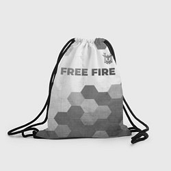 Рюкзак-мешок Free Fire - white gradient посередине, цвет: 3D-принт