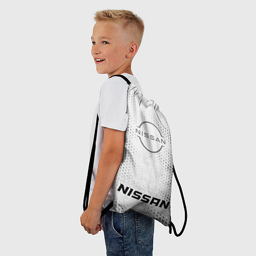 Мешок для обуви Nissan - white gradient по-центру / 3D-принт – фото 3