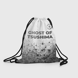 Мешок для обуви Ghost of Tsushima - white gradient посередине