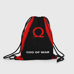Рюкзак-мешок God of War - red gradient по-центру, цвет: 3D-принт