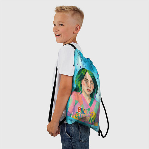 Мешок для обуви Билли Айлиш в стиле коллажа / 3D-принт – фото 3