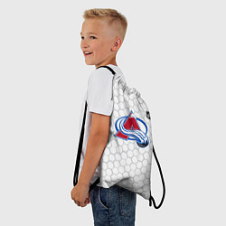 Рюкзак-мешок Колорадо Эвеланш - белые соты, цвет: 3D-принт — фото 2
