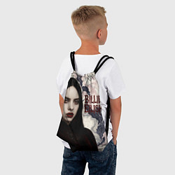 Рюкзак-мешок Билли Айлиш в стиле готики, цвет: 3D-принт — фото 2