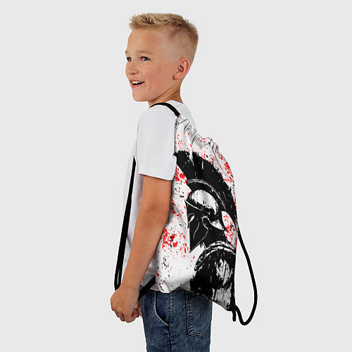 Мешок для обуви Воин Спарты / 3D-принт – фото 3