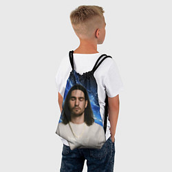 Рюкзак-мешок Bones глаза закрыты, цвет: 3D-принт — фото 2