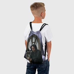 Рюкзак-мешок Bones в стиле готики, цвет: 3D-принт — фото 2
