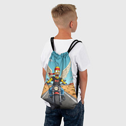Рюкзак-мешок Летящий в даль Гомер - Ария, цвет: 3D-принт — фото 2