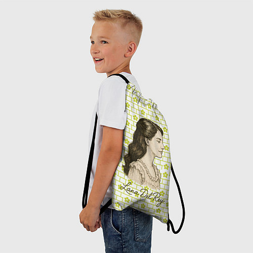 Мешок для обуви Lana Del Rey в ретро стиле / 3D-принт – фото 3