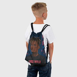 Рюкзак-мешок Juice WRLD - Неоновый аниме арт, цвет: 3D-принт — фото 2