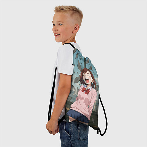 Мешок для обуви Сиратори Айра смеется - Дандадан / 3D-принт – фото 3