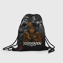 Рюкзак-мешок XXXTentacion со скрещенными руками, цвет: 3D-принт