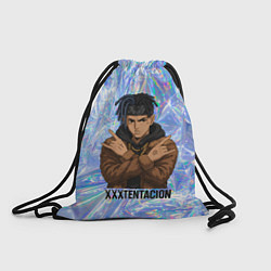 Рюкзак-мешок XXXTentacion - скрещенные руки, цвет: 3D-принт
