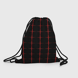 Мешок для обуви Color black red crosses