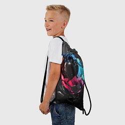 Рюкзак-мешок Abstract graphics, цвет: 3D-принт — фото 2