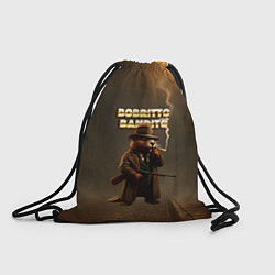 Рюкзак-мешок Bobritto Bandito мем, цвет: 3D-принт