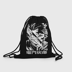 Рюкзак-мешок Клинок рассекающий демонов - slayer, цвет: 3D-принт