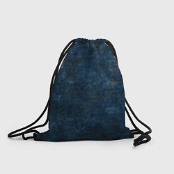 Рюкзак-мешок Абстракция - old blue wall with black stains, цвет: 3D-принт