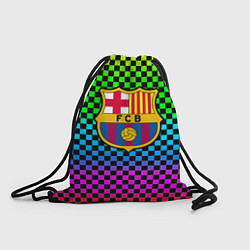 Рюкзак-мешок Barcelona gradient neon, цвет: 3D-принт