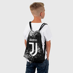 Рюкзак-мешок Ювентус брызги красок, цвет: 3D-принт — фото 2