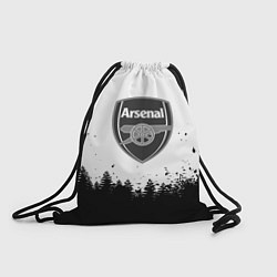 Рюкзак-мешок Arsenal черный лес, цвет: 3D-принт