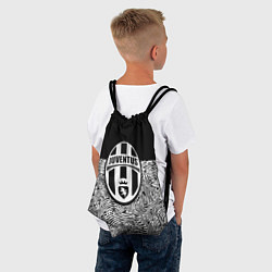 Рюкзак-мешок Juventus отпечатки текстура, цвет: 3D-принт — фото 2