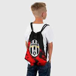 Рюкзак-мешок Juventus кераски текстура, цвет: 3D-принт — фото 2