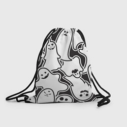 Рюкзак-мешок Весёлые призраки, цвет: 3D-принт