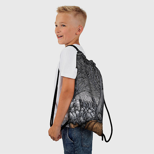 Мешок для обуви Осенние шалости духов / 3D-принт – фото 3