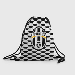 Мешок для обуви Juventus геометрия черно белая