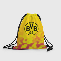 Рюкзак-мешок Borussia камуфляж желтый текстура, цвет: 3D-принт