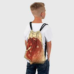 Рюкзак-мешок Славянский конь, цвет: 3D-принт — фото 2