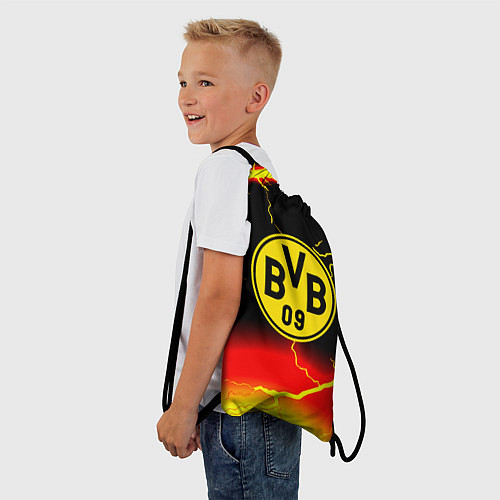 Мешок для обуви Borussia шторм молнии / 3D-принт – фото 3