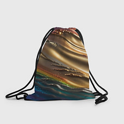 Мешок для обуви Переливающийся расплавленный металл