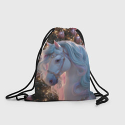 Рюкзак-мешок Лошадь символ 2026 года, цвет: 3D-принт