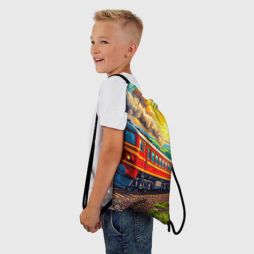 Мешок для обуви Рассветный маршрут / 3D-принт – фото 3