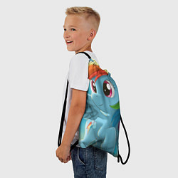 Рюкзак-мешок My littlle pony, цвет: 3D-принт — фото 2