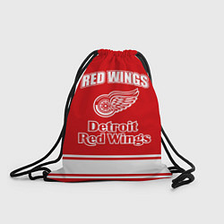 Рюкзак-мешок Detroit red wings, цвет: 3D-принт