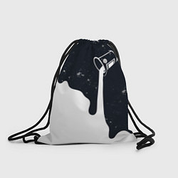 Рюкзак-мешок Черно-белый, цвет: 3D-принт