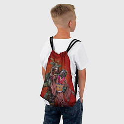 Рюкзак-мешок Скелеты, цвет: 3D-принт — фото 2