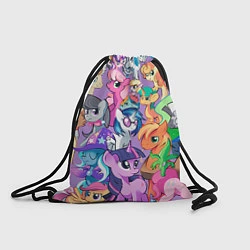 Рюкзак-мешок My Little Pony, цвет: 3D-принт